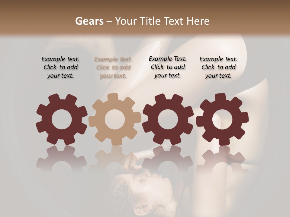 Studio Relaxation Person PowerPoint Template