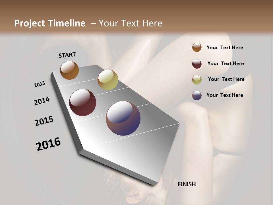 Studio Relaxation Person PowerPoint Template