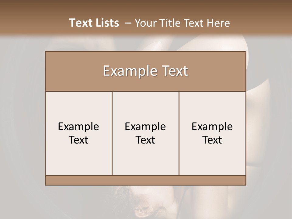 Studio Relaxation Person PowerPoint Template