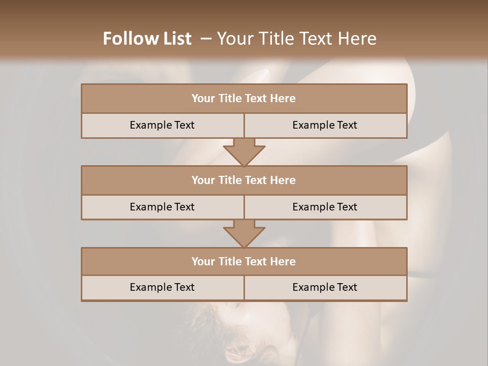 Studio Relaxation Person PowerPoint Template