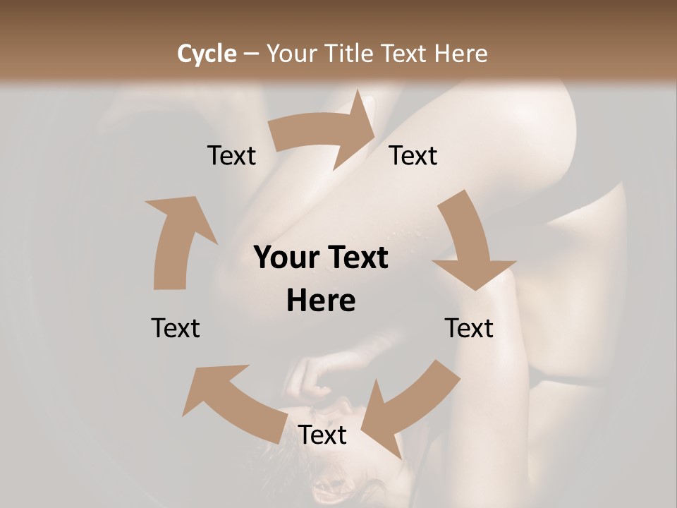 Studio Relaxation Person PowerPoint Template