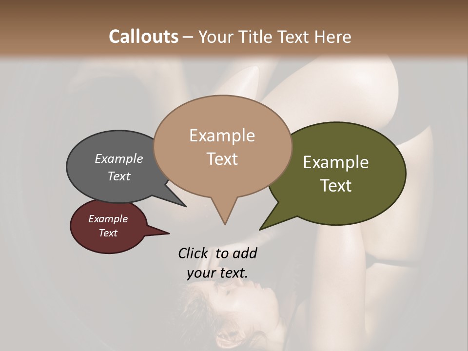 Studio Relaxation Person PowerPoint Template