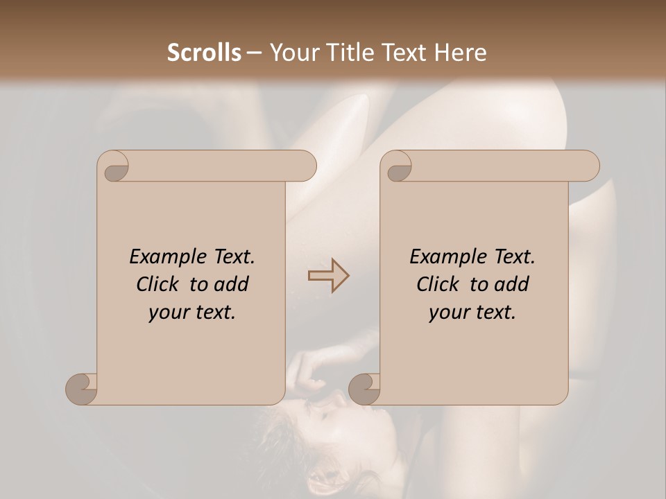 Studio Relaxation Person PowerPoint Template