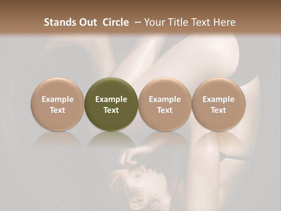 Studio Relaxation Person PowerPoint Template