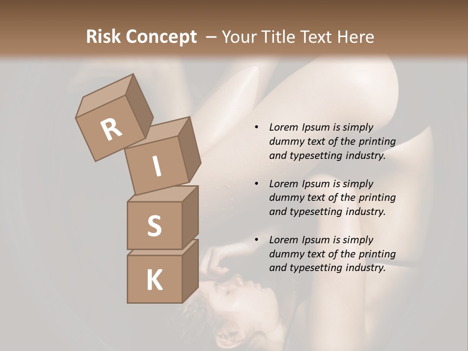 Studio Relaxation Person PowerPoint Template