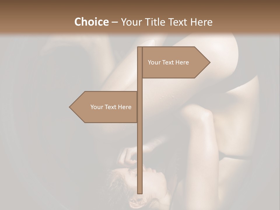 Studio Relaxation Person PowerPoint Template