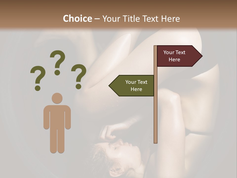 Studio Relaxation Person PowerPoint Template