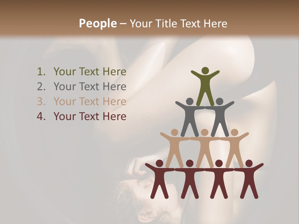 Studio Relaxation Person PowerPoint Template