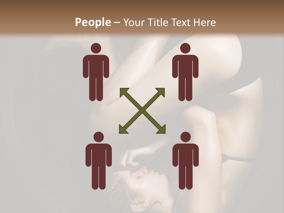 Studio Relaxation Person PowerPoint Template