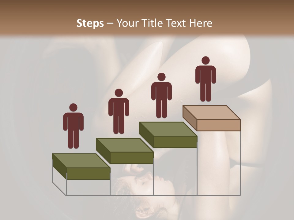 Studio Relaxation Person PowerPoint Template