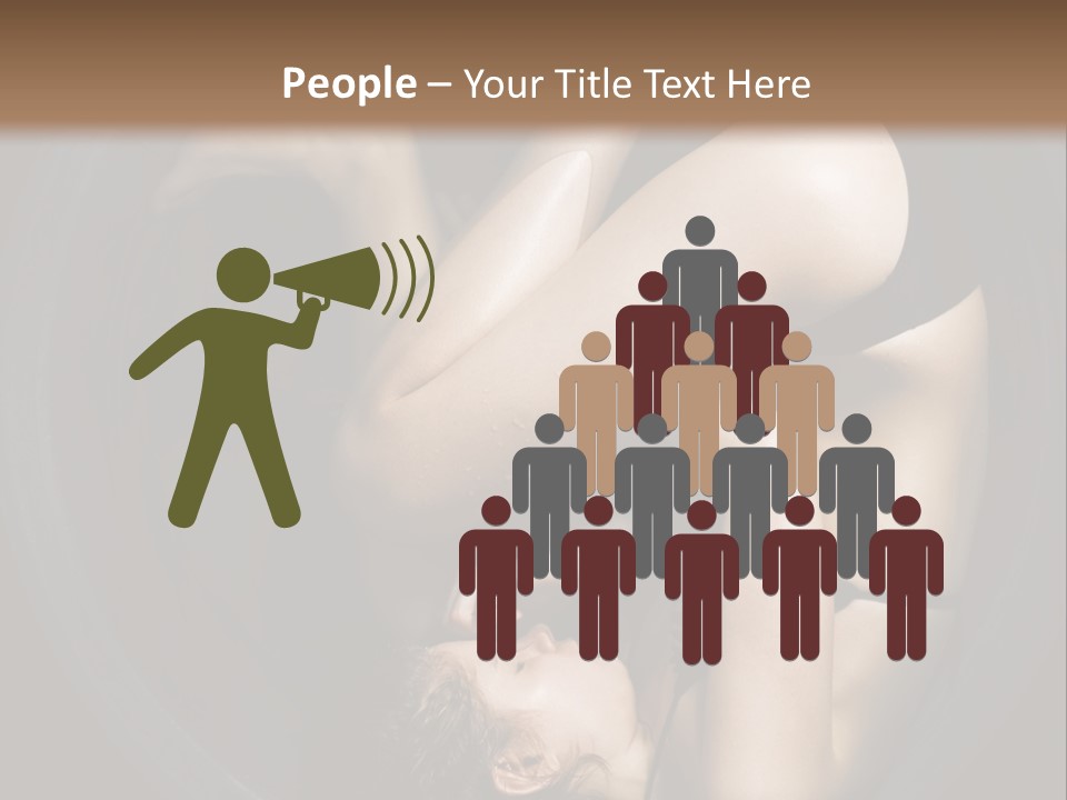 Studio Relaxation Person PowerPoint Template