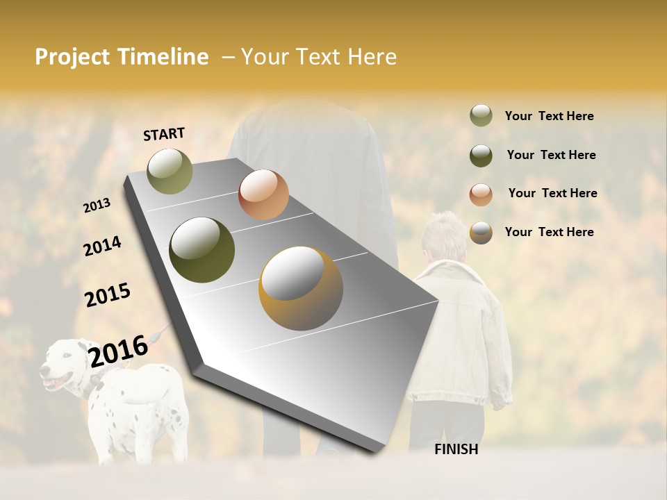 Year Old Exercise Five Year Old PowerPoint Template