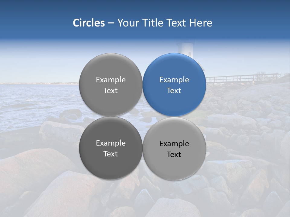 Water New Waves PowerPoint Template