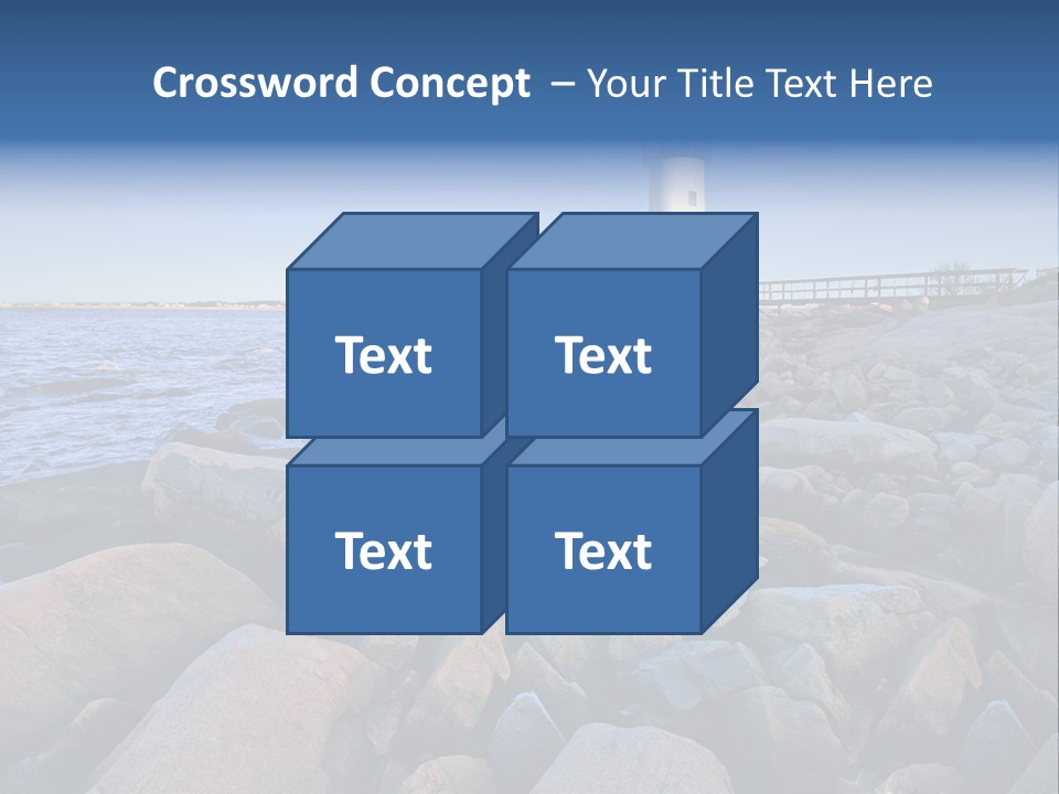 Water New Waves PowerPoint Template