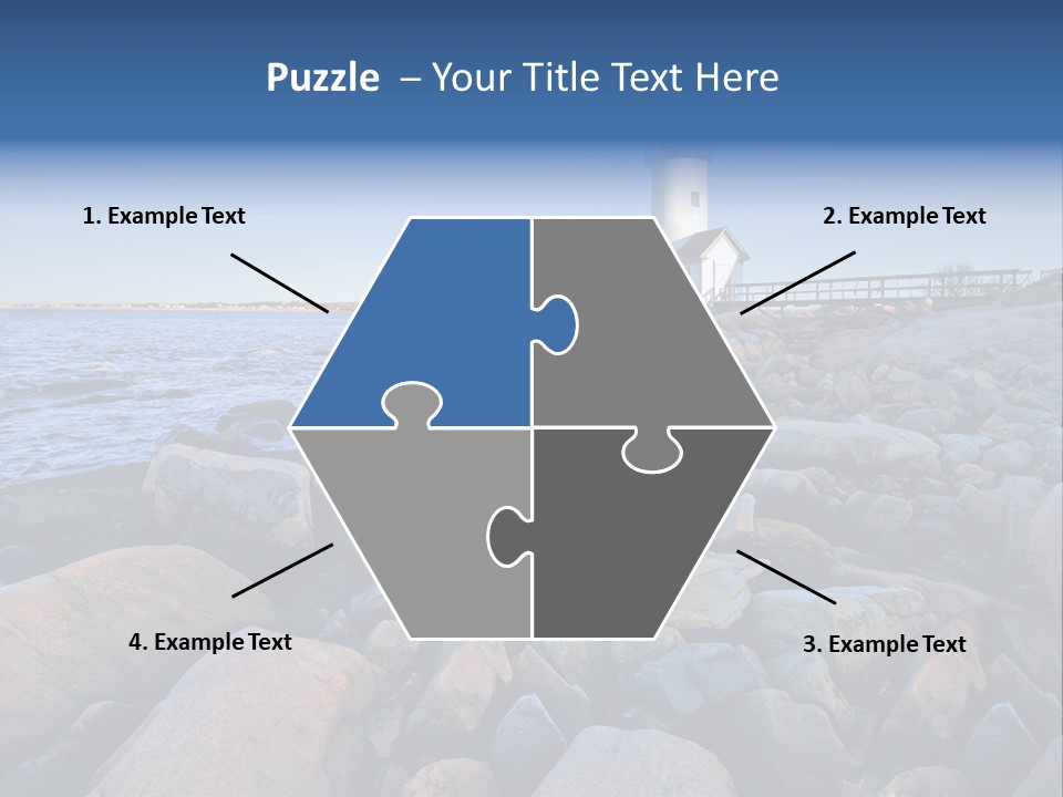 Water New Waves PowerPoint Template