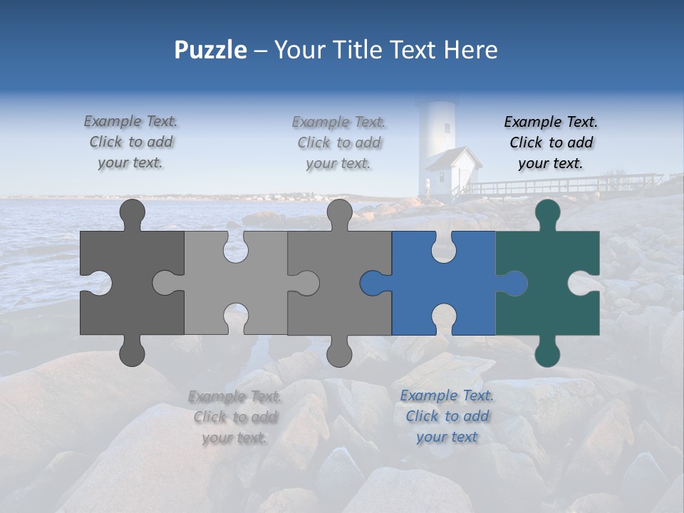 Water New Waves PowerPoint Template