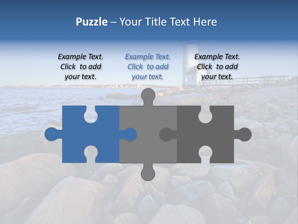 Water New Waves PowerPoint Template