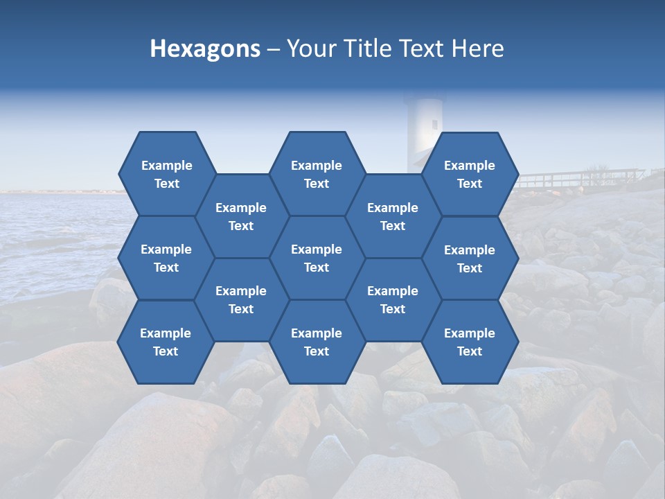 Water New Waves PowerPoint Template