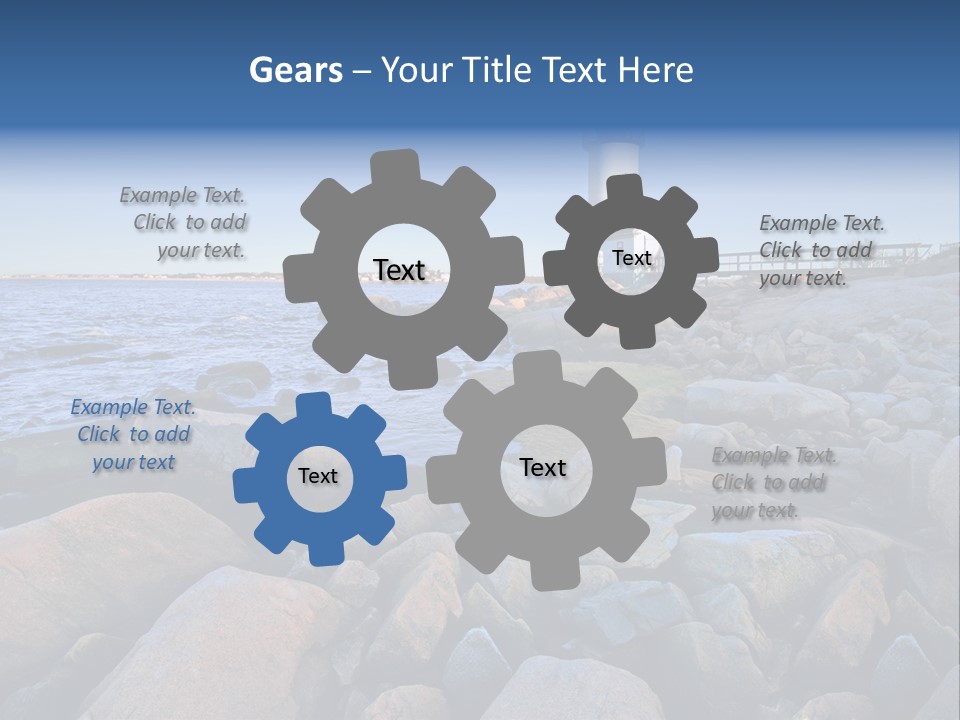 Water New Waves PowerPoint Template