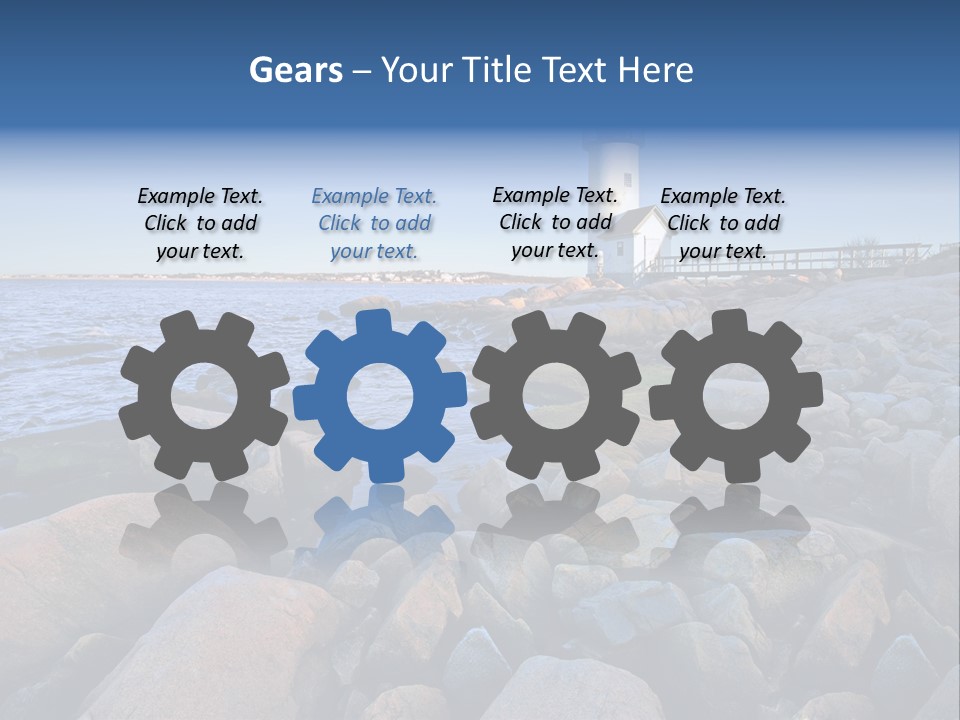 Water New Waves PowerPoint Template