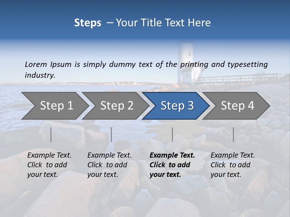 Water New Waves PowerPoint Template