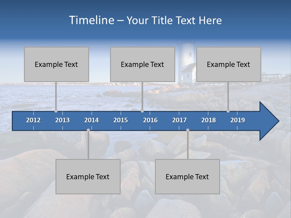Water New Waves PowerPoint Template