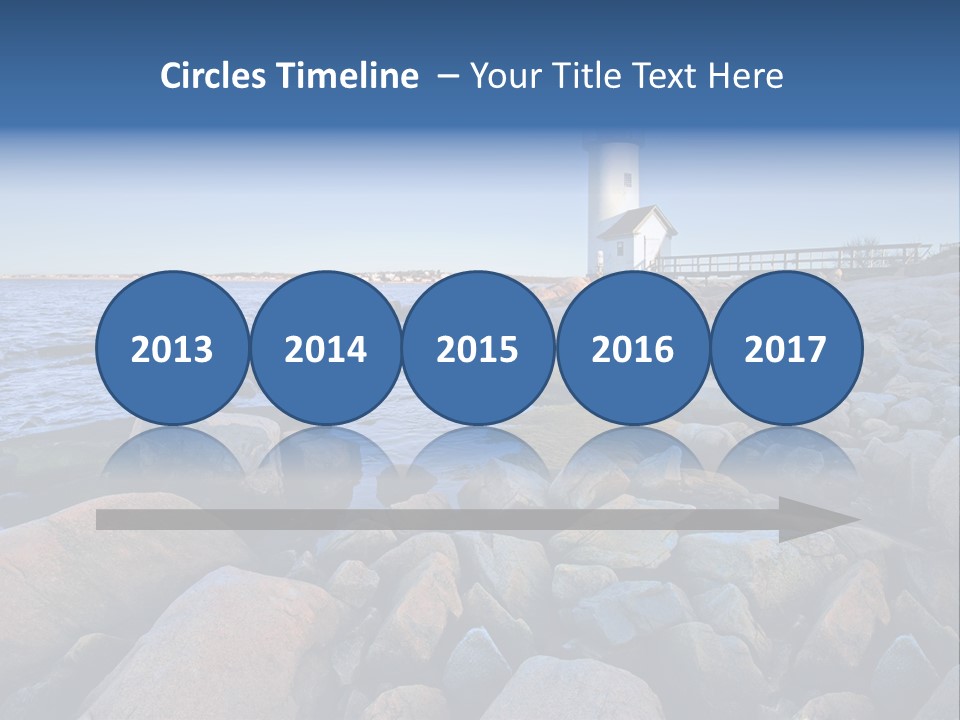 Water New Waves PowerPoint Template