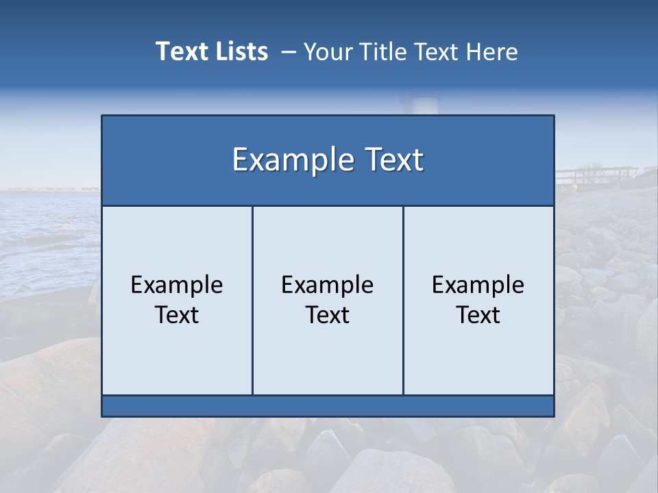 Water New Waves PowerPoint Template