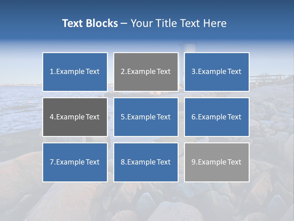 Water New Waves PowerPoint Template