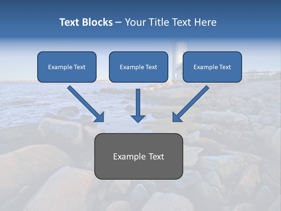 Water New Waves PowerPoint Template