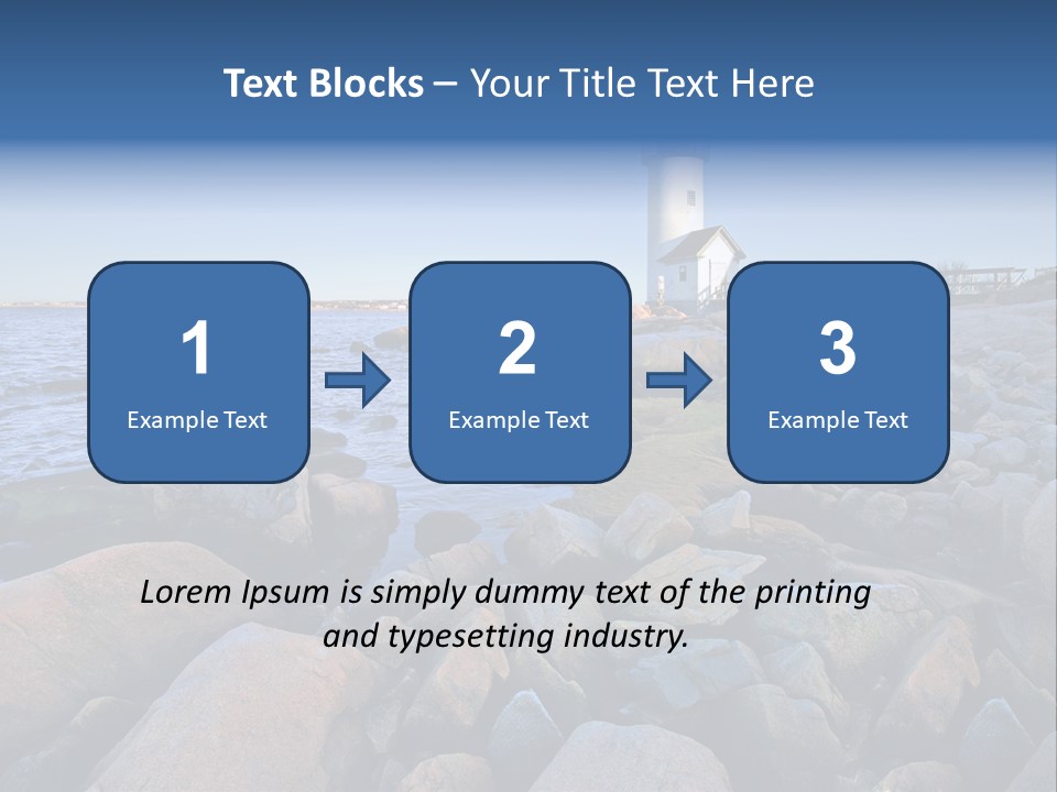 Water New Waves PowerPoint Template