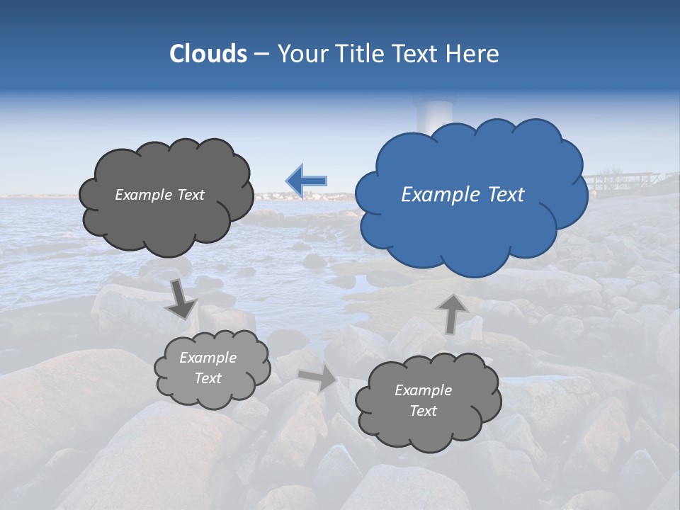 Water New Waves PowerPoint Template