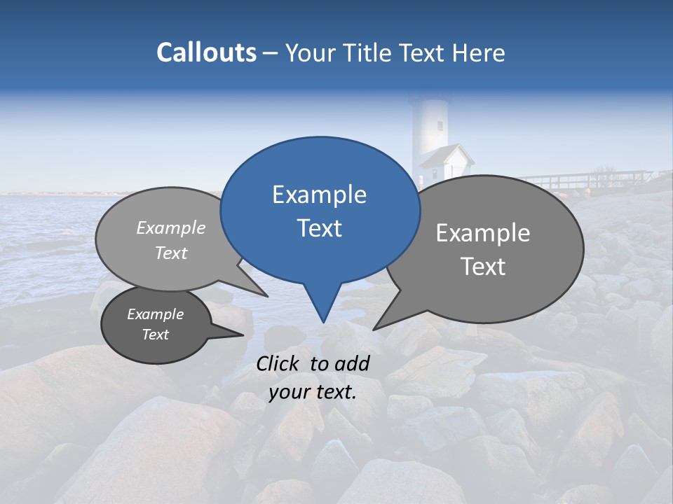 Water New Waves PowerPoint Template