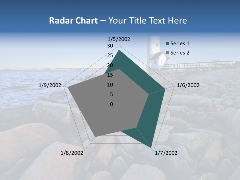 Water New Waves PowerPoint Template