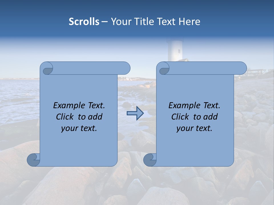 Water New Waves PowerPoint Template