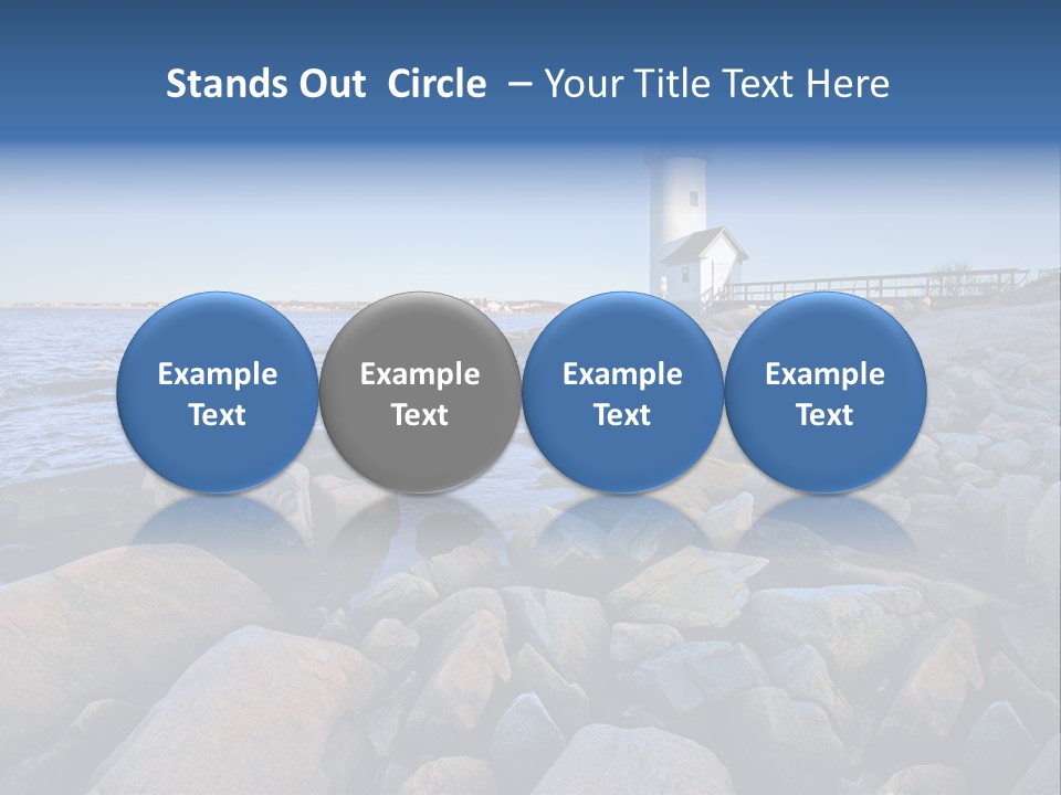 Water New Waves PowerPoint Template