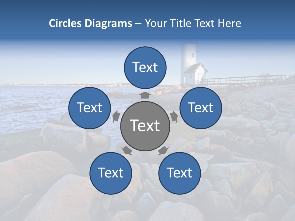 Water New Waves PowerPoint Template