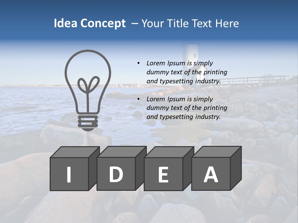 Water New Waves PowerPoint Template