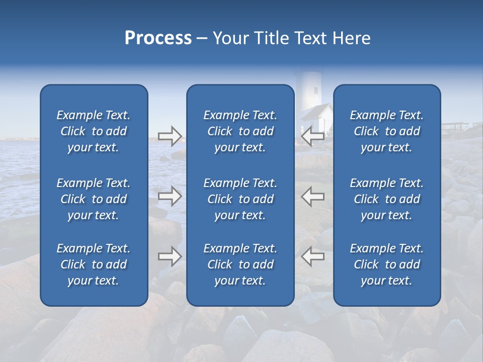 Water New Waves PowerPoint Template