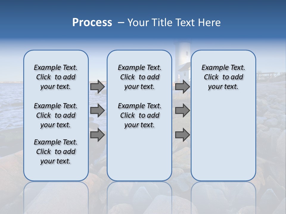 Water New Waves PowerPoint Template