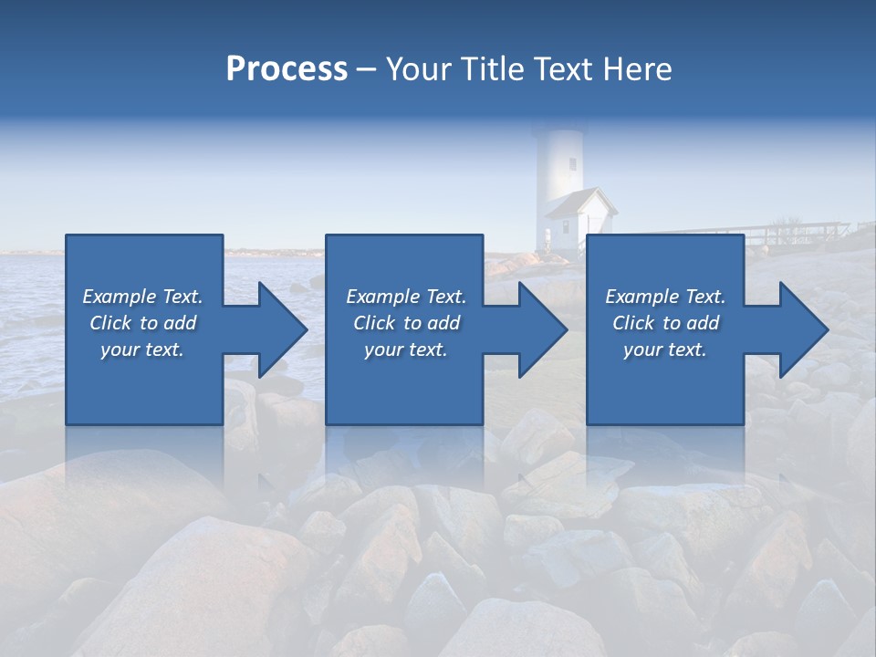 Water New Waves PowerPoint Template