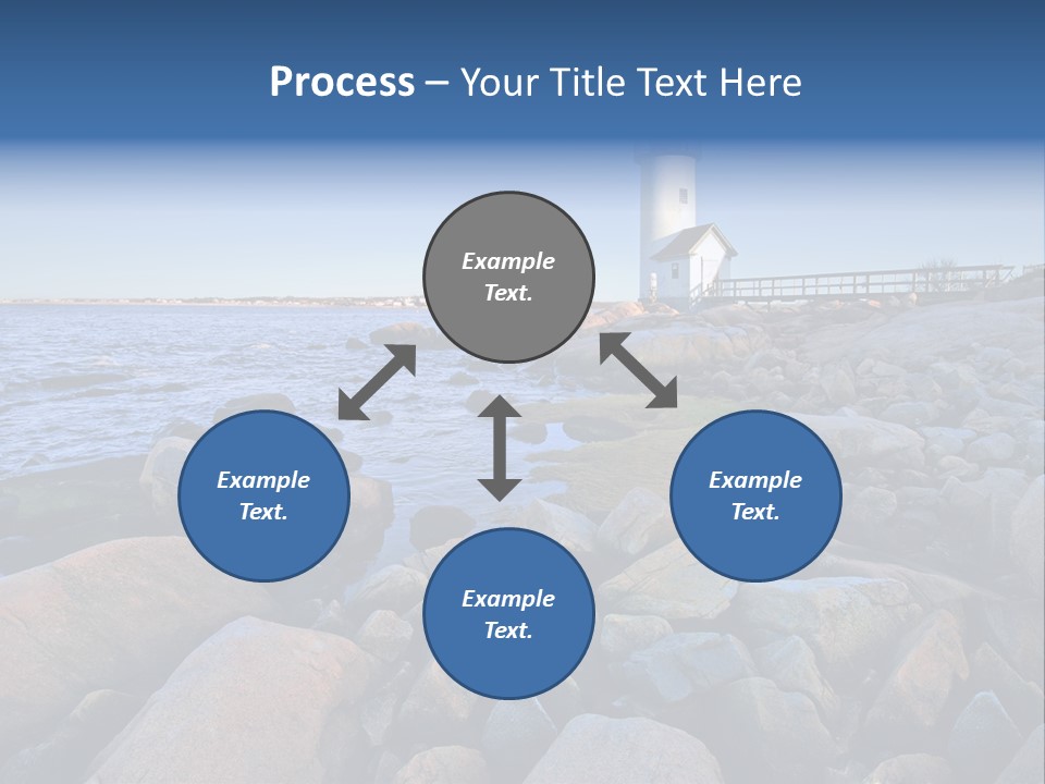 Water New Waves PowerPoint Template