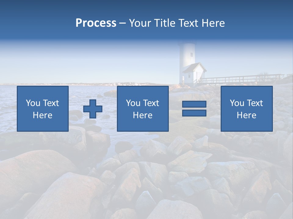 Water New Waves PowerPoint Template
