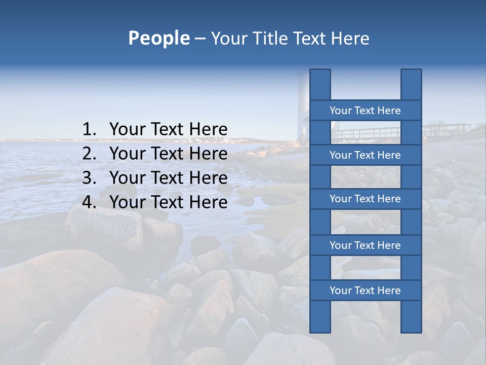 Water New Waves PowerPoint Template