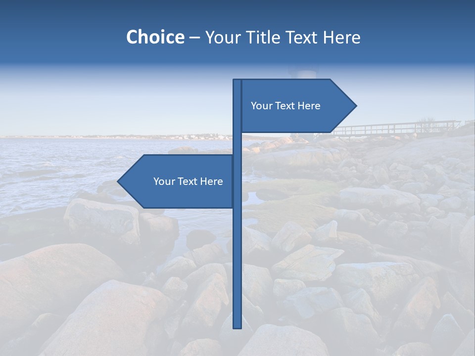 Water New Waves PowerPoint Template