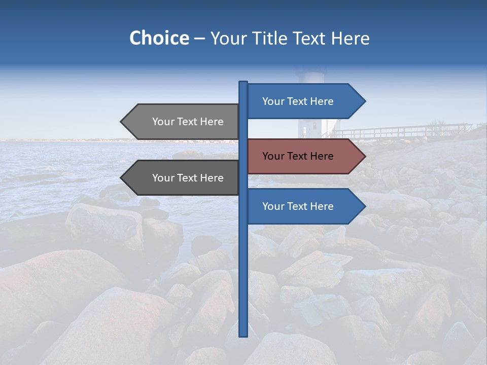 Water New Waves PowerPoint Template