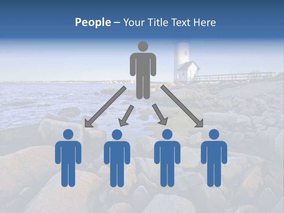 Water New Waves PowerPoint Template