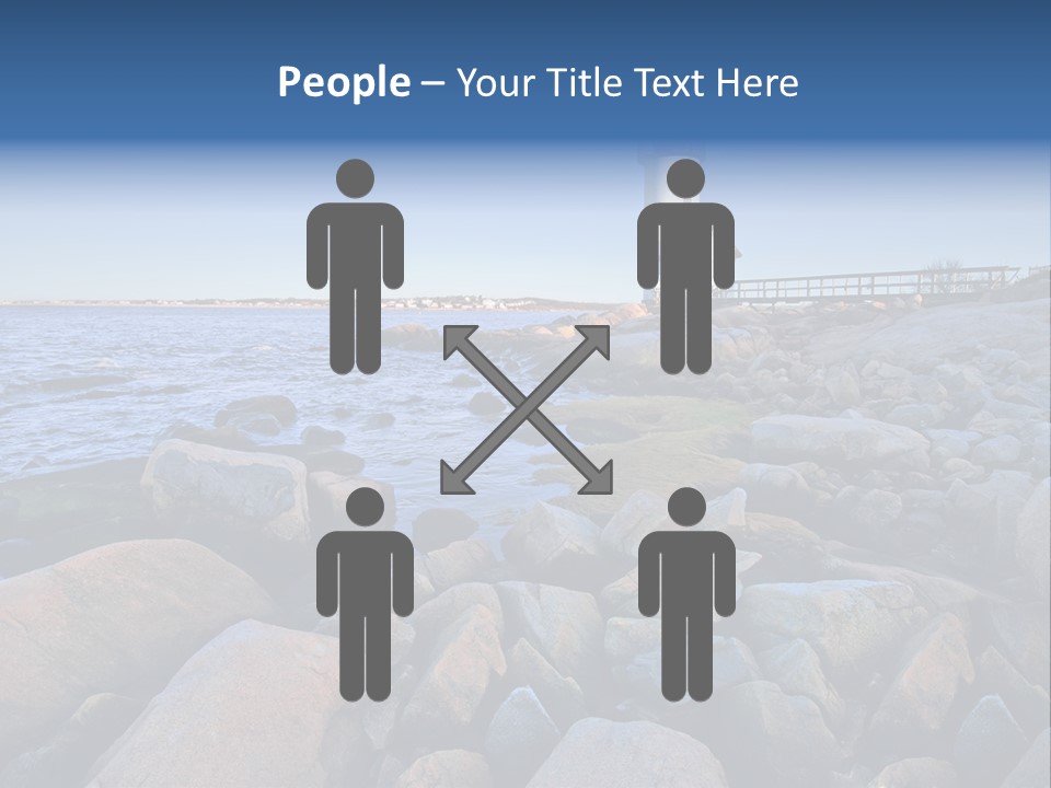 Water New Waves PowerPoint Template