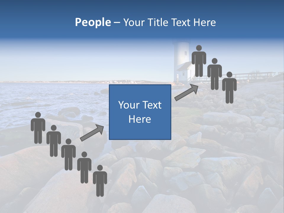 Water New Waves PowerPoint Template