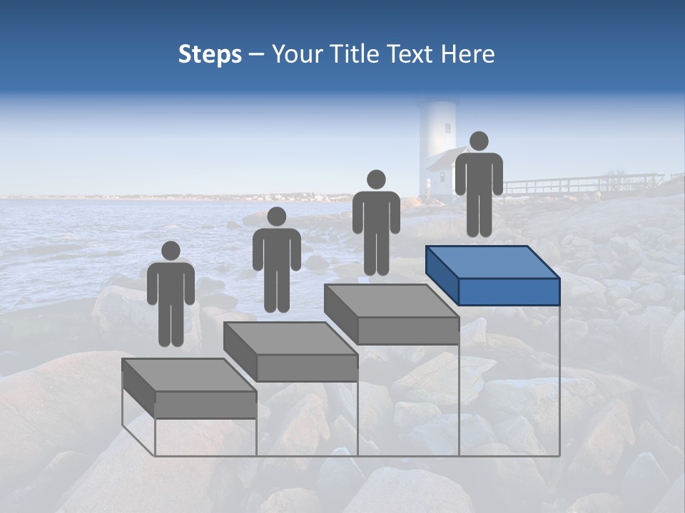 Water New Waves PowerPoint Template